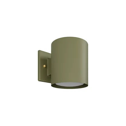 SNOC - 1829-49 - Evolution Outdoor Wall Short Downlight Cylinder Light - Evolution - Olive