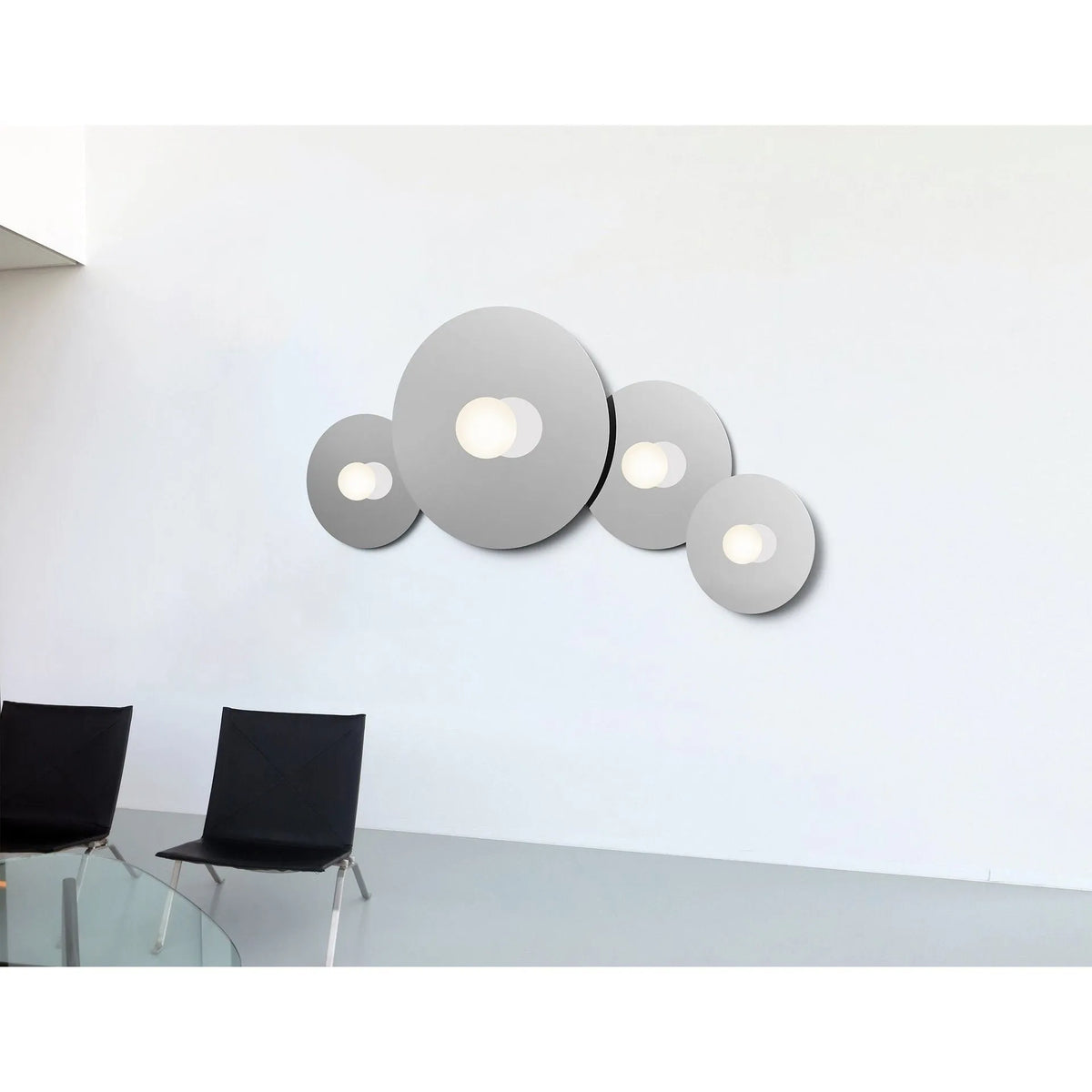 Pablo Designs - Bola Disc Flush Mount - BOLA FSH 12 BLK | Montreal Lighting & Hardware