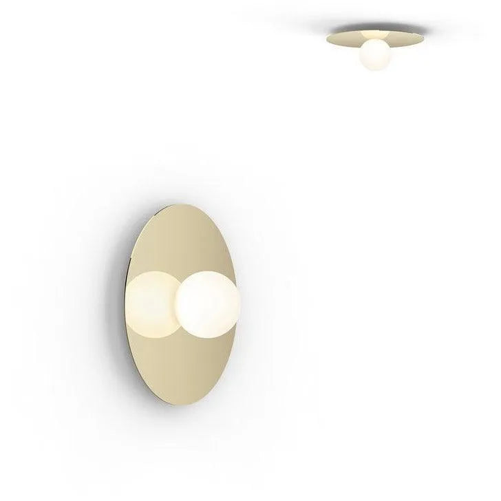 Pablo Designs - Bola Disc Flush Mount - BOLA FSH 12 BRA | Montreal Lighting & Hardware