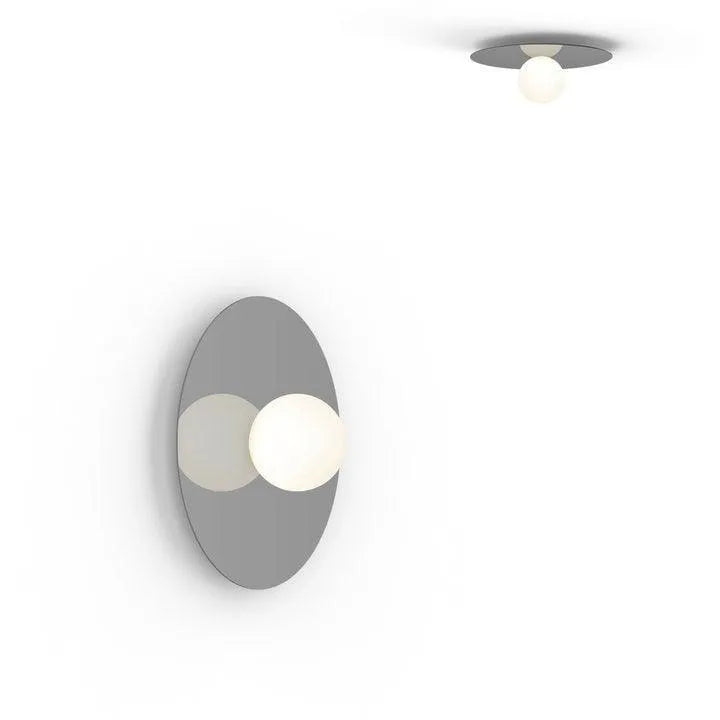 Pablo Designs - Bola Disc Flush Mount - BOLA FSH 12 GUN | Montreal Lighting & Hardware