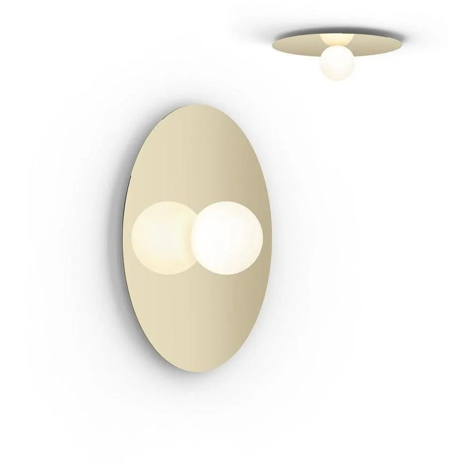 Pablo Designs - Bola Disc Flush Mount - BOLA FSH 22 BRA | Montreal Lighting & Hardware