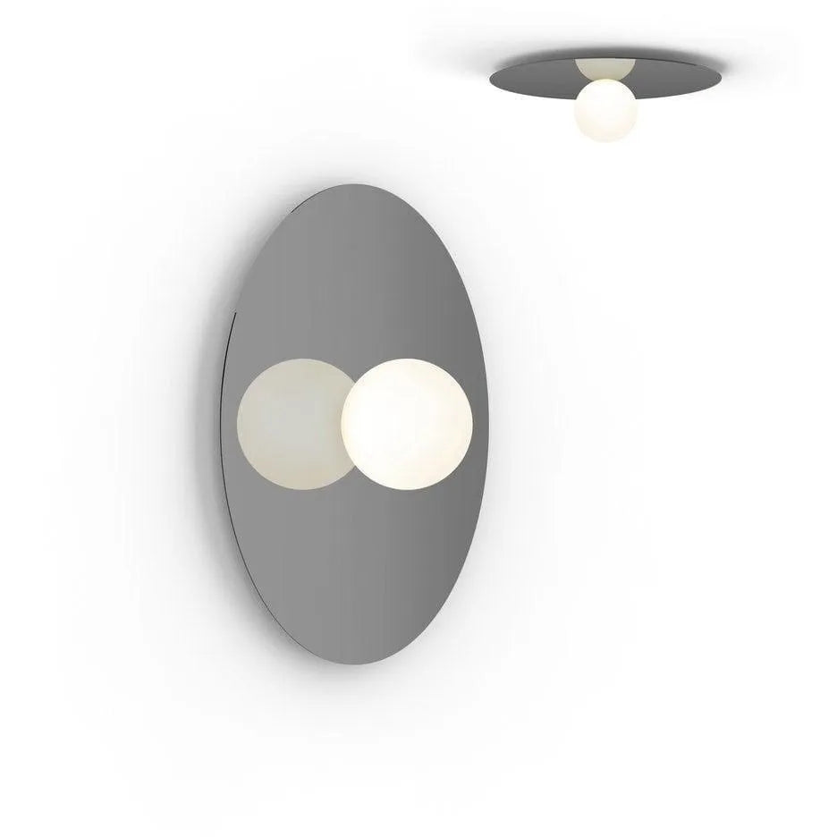 Pablo Designs - Bola Disc Flush Mount - BOLA FSH 22 GUN | Montreal Lighting & Hardware