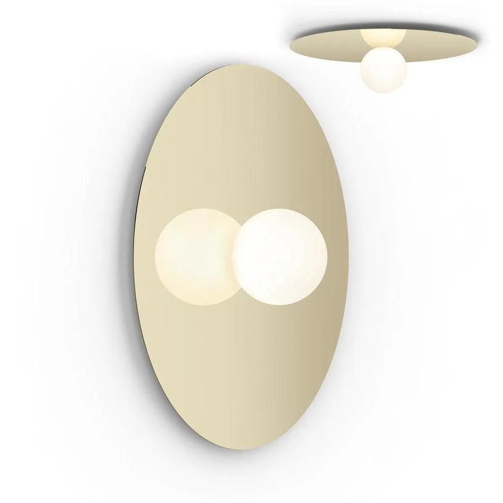 Pablo Designs - Bola Disc Flush Mount - BOLA FSH 32 BRA | Montreal Lighting & Hardware