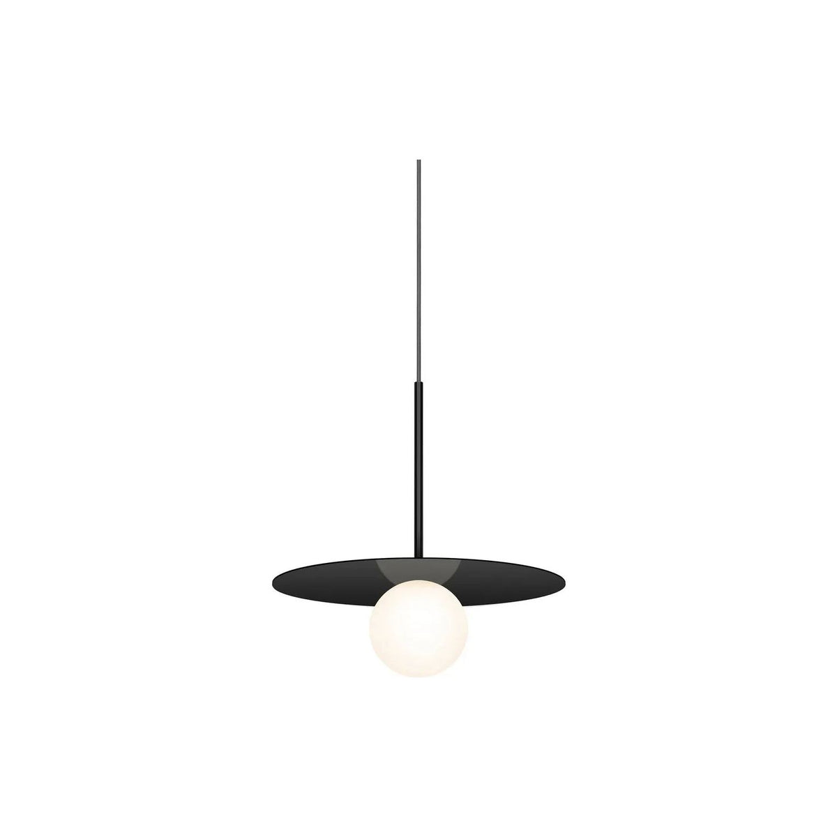 Pablo Designs - Bola Disc LED Pendant - BOLA 12 BLK | Montreal Lighting & Hardware