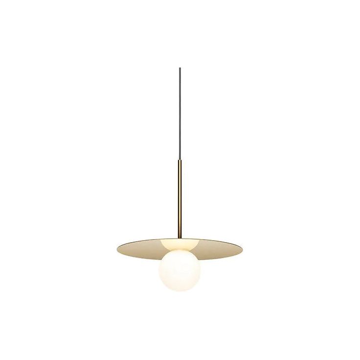 Pablo Designs - Bola Disc LED Pendant - BOLA 12 BRA | Montreal Lighting & Hardware