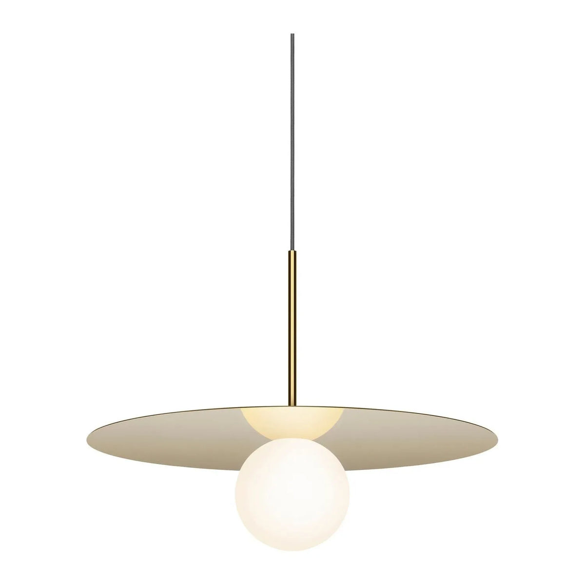 Pablo Designs - Bola Disc LED Pendant - BOLA 18 BRA | Montreal Lighting & Hardware