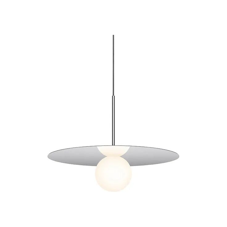 Pablo Designs - Bola Disc LED Pendant - BOLA 18 CRM | Montreal Lighting & Hardware