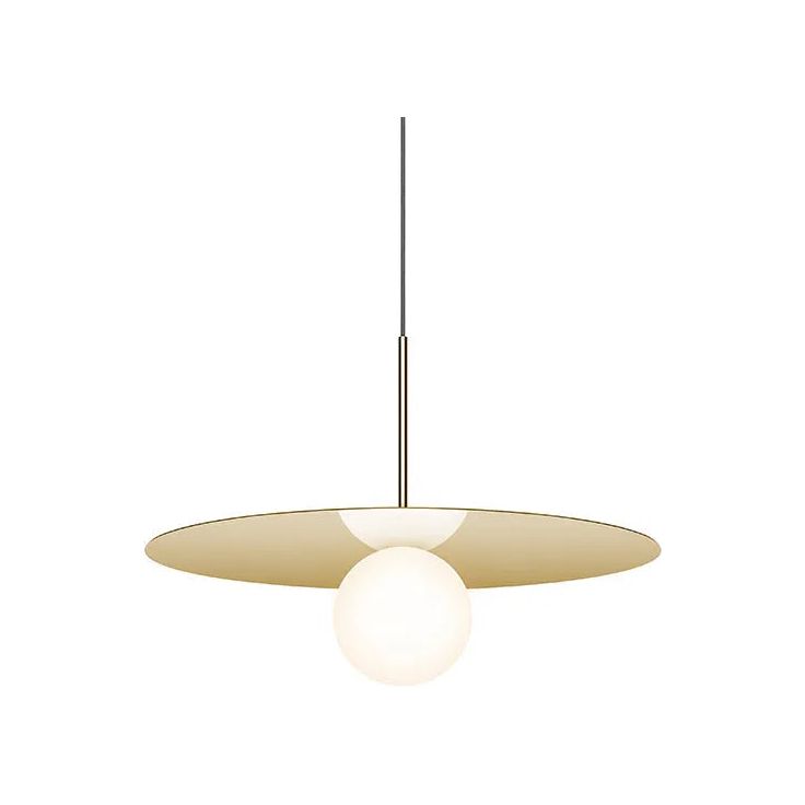 Pablo Designs - Bola Disc LED Pendant - BOLA 22 BRA | Montreal Lighting & Hardware