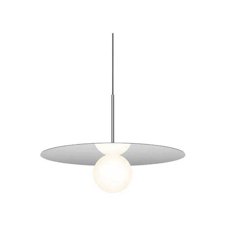 Pablo Designs - Bola Disc LED Pendant - BOLA 22 CRM | Montreal Lighting & Hardware