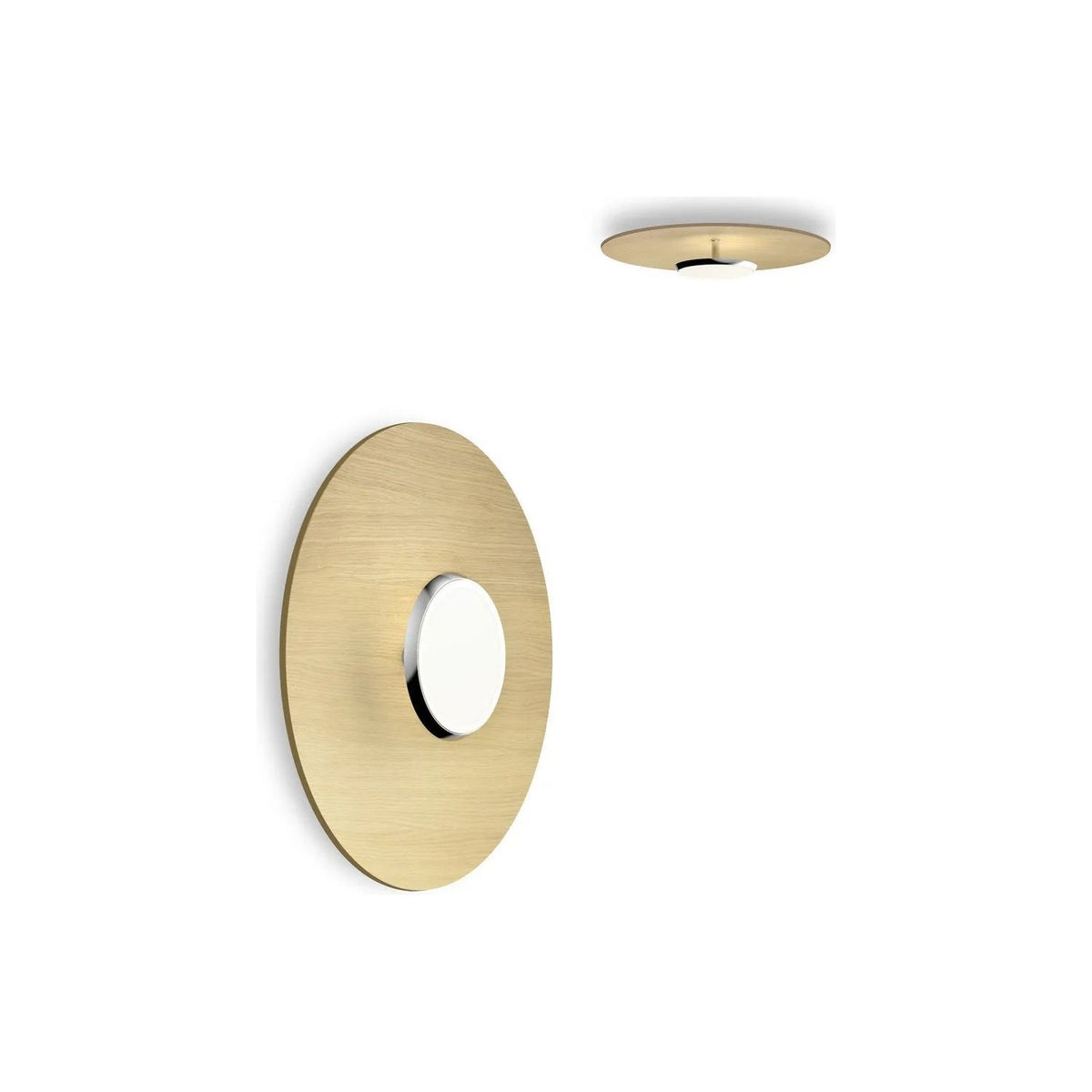 Pablo Designs - Sky LED Flush Mount - SKY FSH 18 DOM OAK | Montreal Lighting & Hardware