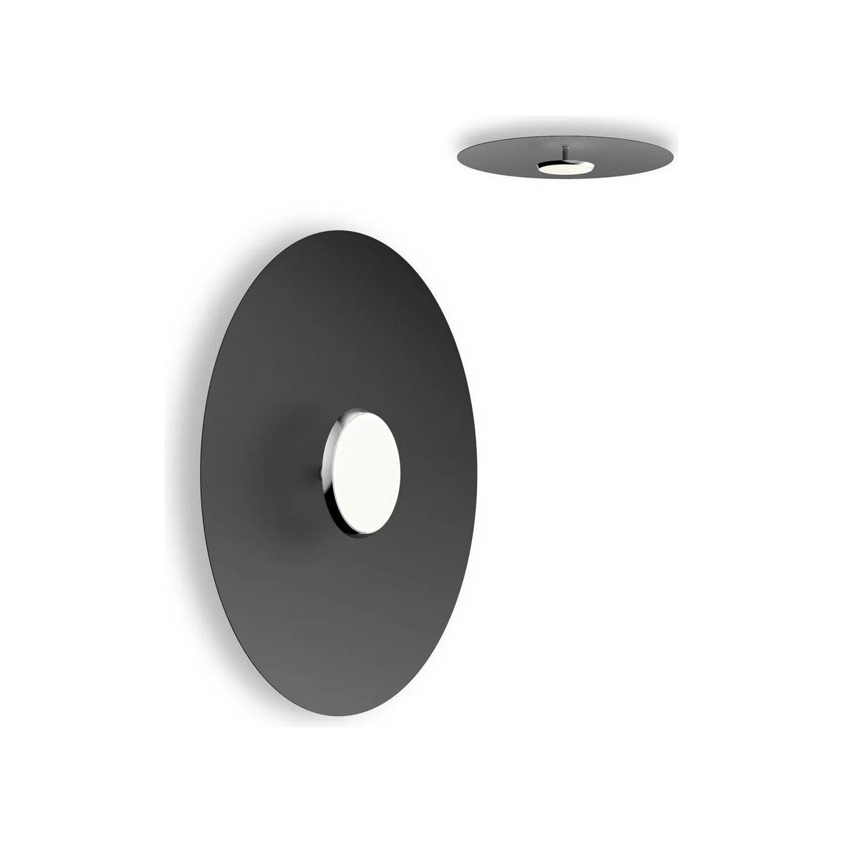 Pablo Designs - Sky LED Flush Mount - SKY FSH 24 DOM BLK | Montreal Lighting & Hardware