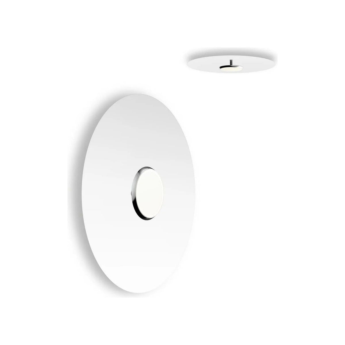 Pablo Designs - Sky LED Flush Mount - SKY FSH 24 DOM WHT | Montreal Lighting & Hardware