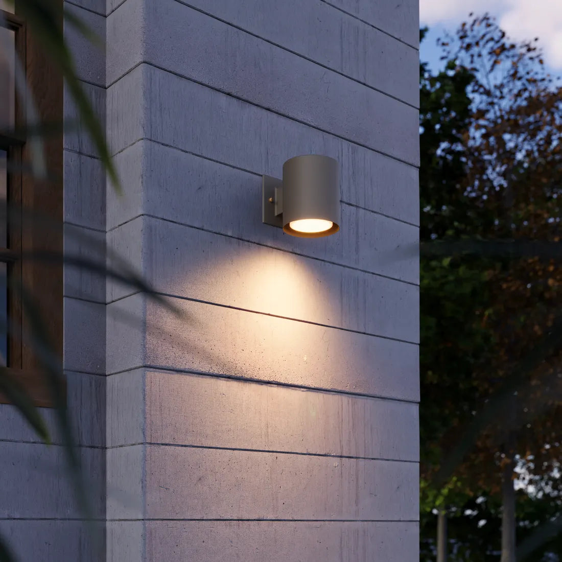 Evolution Outdoor Wall Short Downlight Cylinder Light