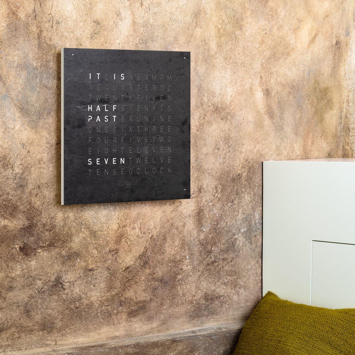 QLOCKTWO CLASSIC Metamorphite Creator's Edition Wall Clock