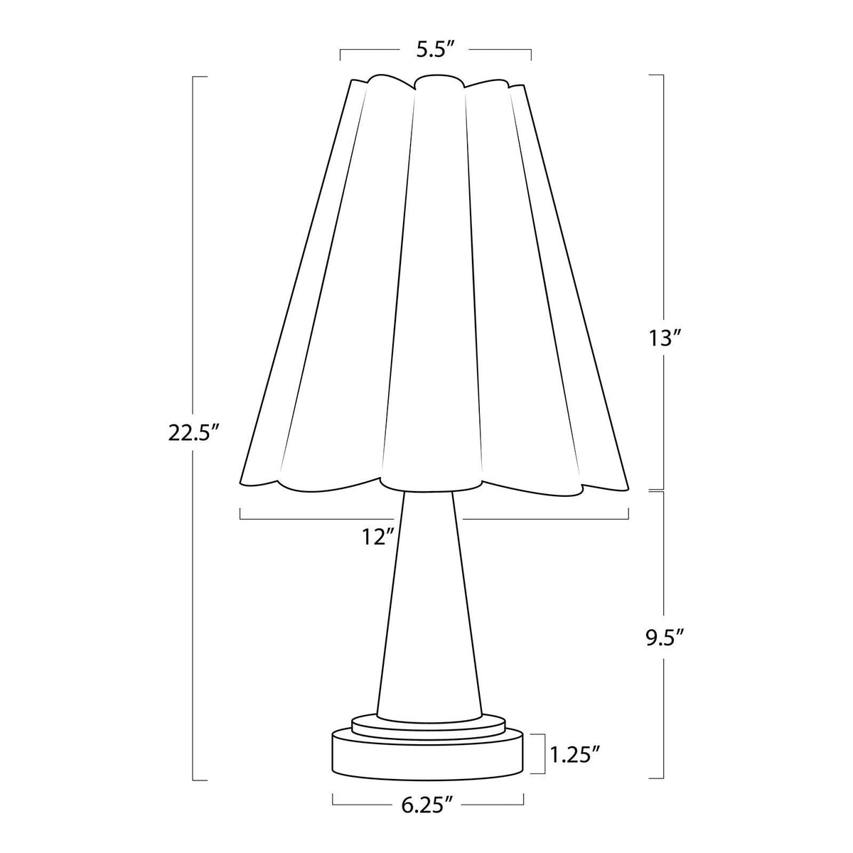 Regina Andrew - Segal Marble Mini Lamp - 13-1664BRN | Montreal Lighting & Hardware