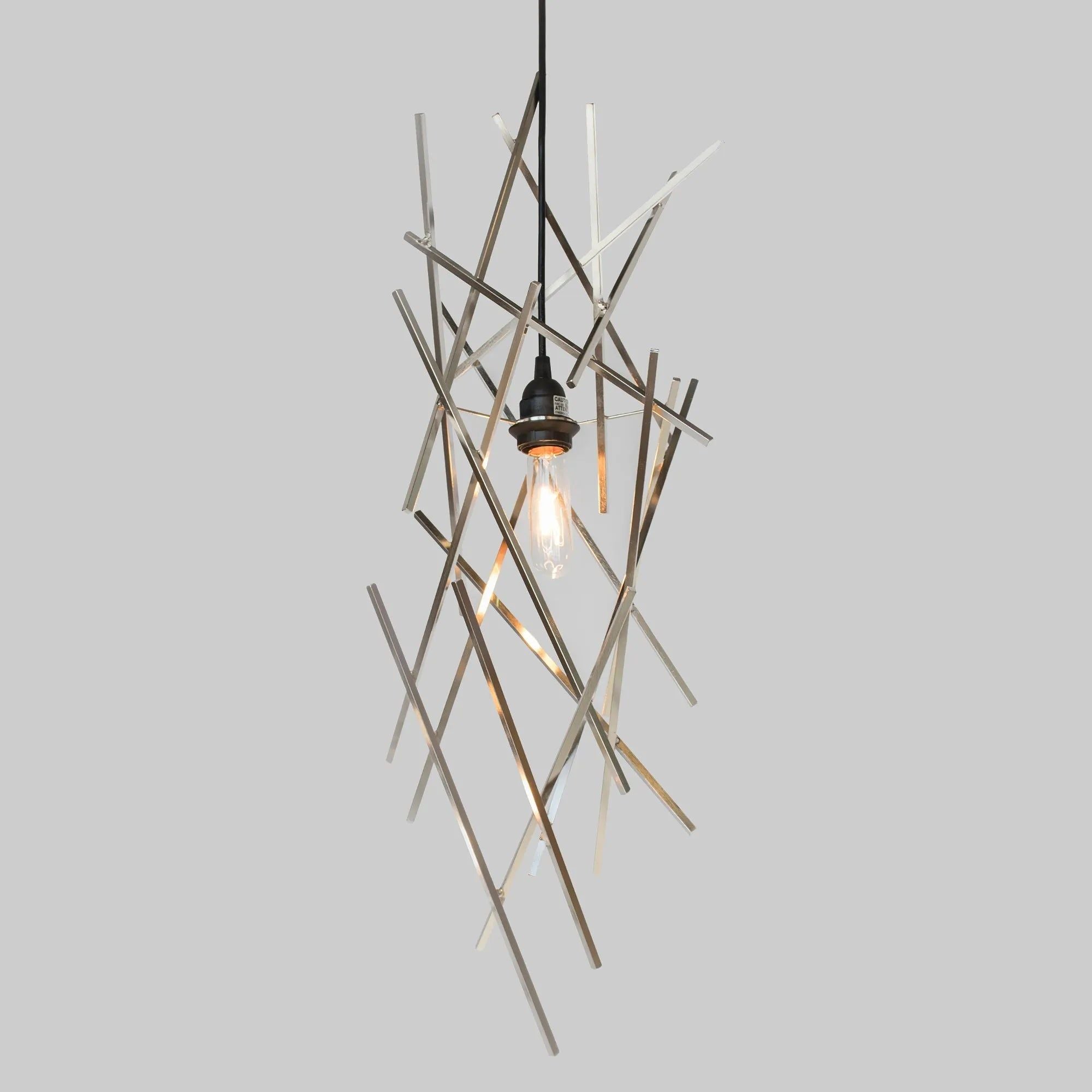 Ridgely Studio Works - Criss Cross Pendant - CC-PE-102AW-B | Montreal Lighting & Hardware