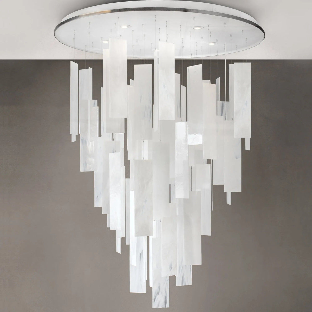 Ridgely Studio Works - Movimento Round Chandelier - MO-RND-CH-MD-BR | Montreal Lighting & Hardware