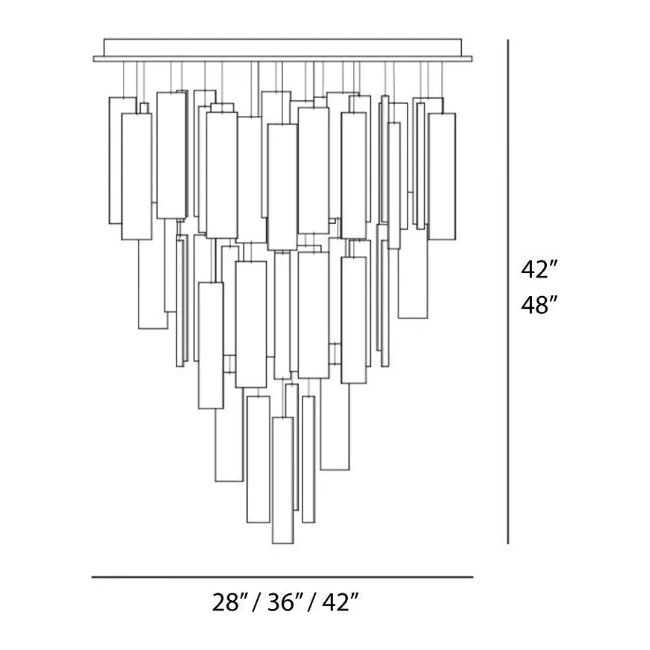 Ridgely Studio Works - Movimento Round Chandelier - MO-RND-CH-MD-BR | Montreal Lighting & Hardware