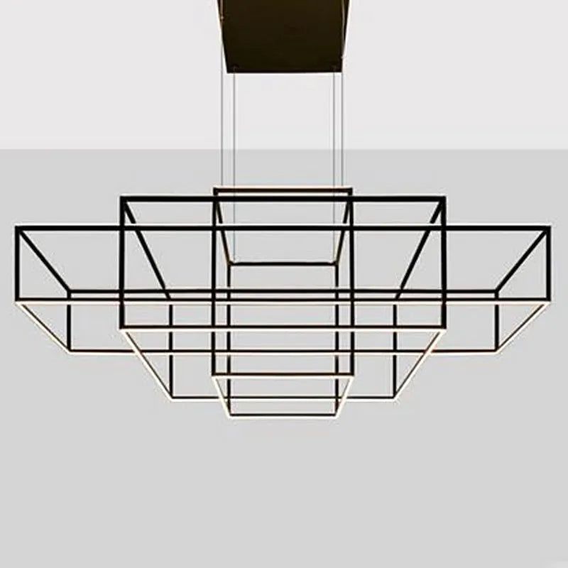 Ridgely Studio Works - Stack Chandelier - STA-CH-42-114ABP | Montreal Lighting & Hardware