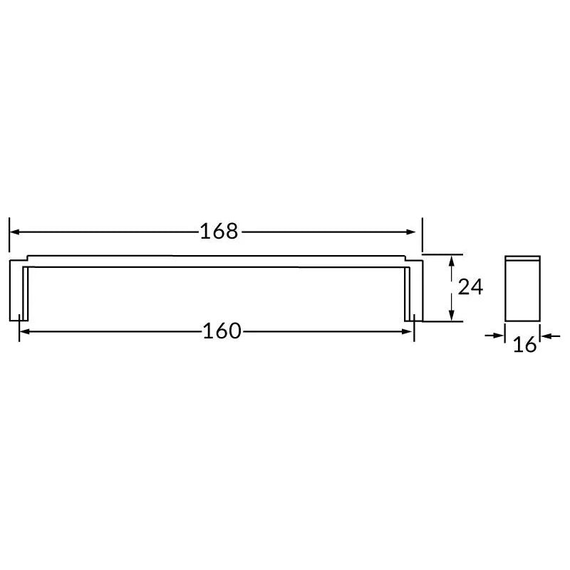 Rocheleau - C81181 Pull - POI-C81181-160-0252 | Montreal Lighting & Hardware