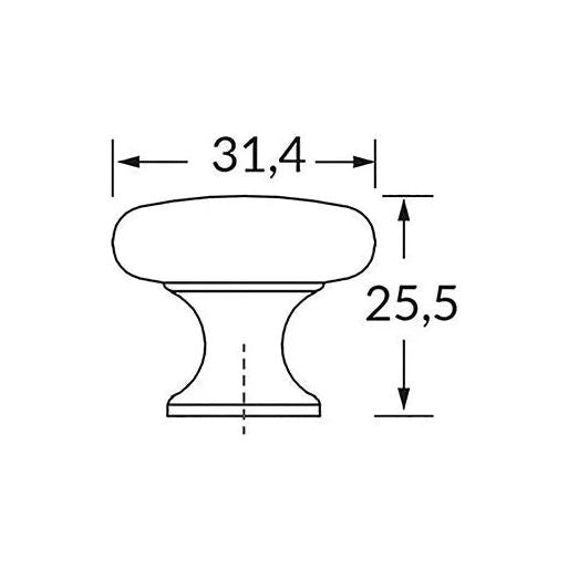 Rocheleau - Duke Knob - BOU-V0393031Z01 | Montreal Lighting & Hardware