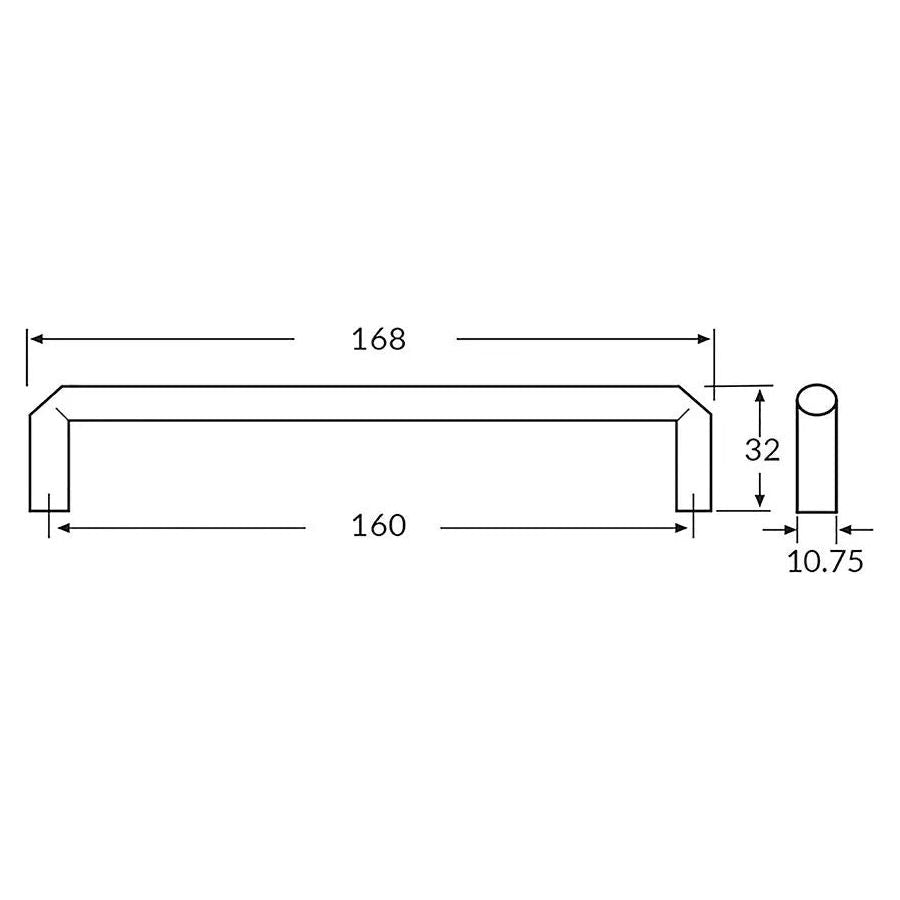 Rocheleau - E1457 Pull - POI-E1457-160-1704 | Montreal Lighting & Hardware