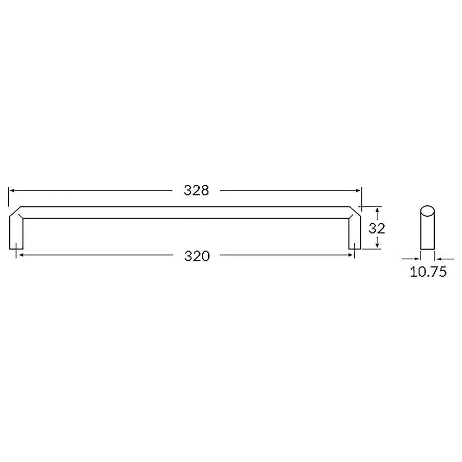 Rocheleau - E1458 Pull - POI-E1458-320-1704 | Montreal Lighting & Hardware