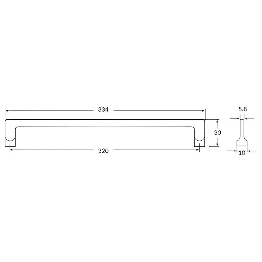 Rocheleau - E1524 Pull - POI-E1524-320-1917 | Montreal Lighting & Hardware