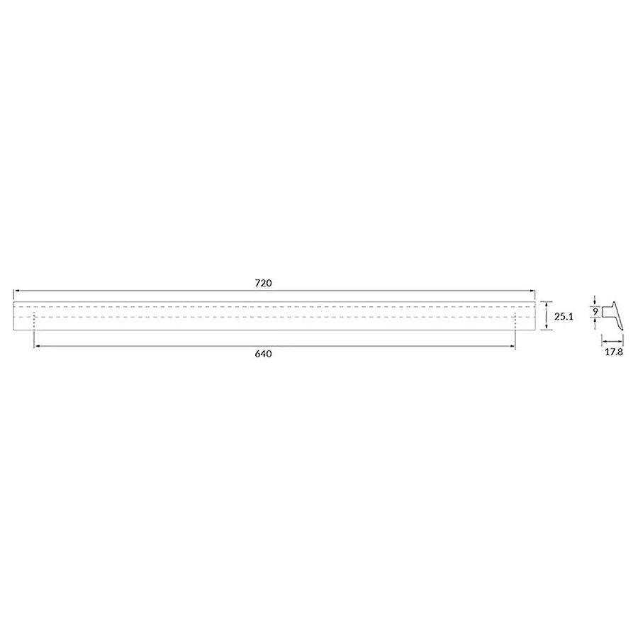 Rocheleau - E3611 Pull - POI-E3611-160-7W | Montreal Lighting & Hardware