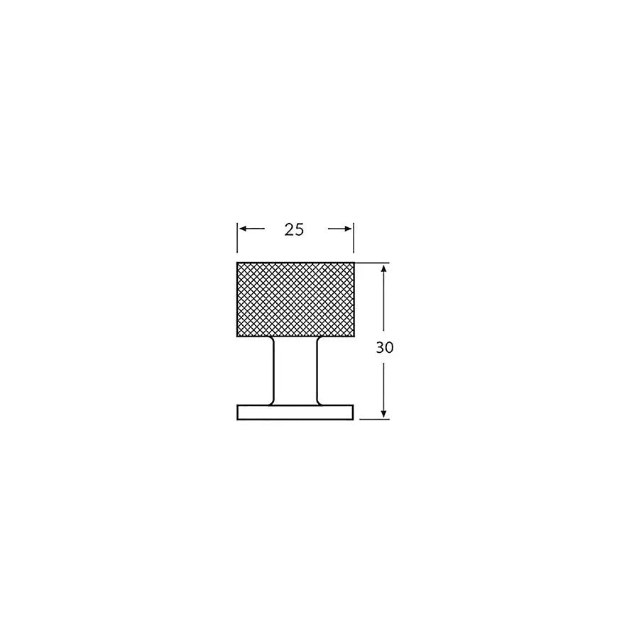 Rocheleau - Grip Knob - BOU-R1985-AL6 | Montreal Lighting & Hardware