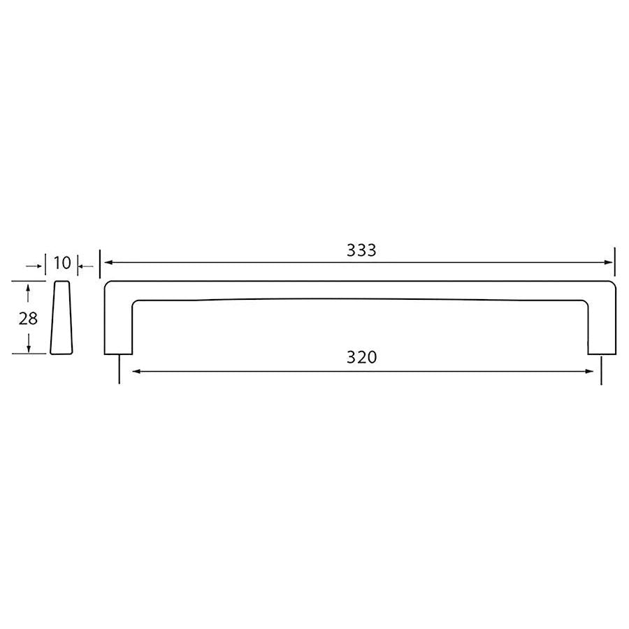 Rocheleau - Limit Pull - POI-R7205-96-BNL | Montreal Lighting & Hardware