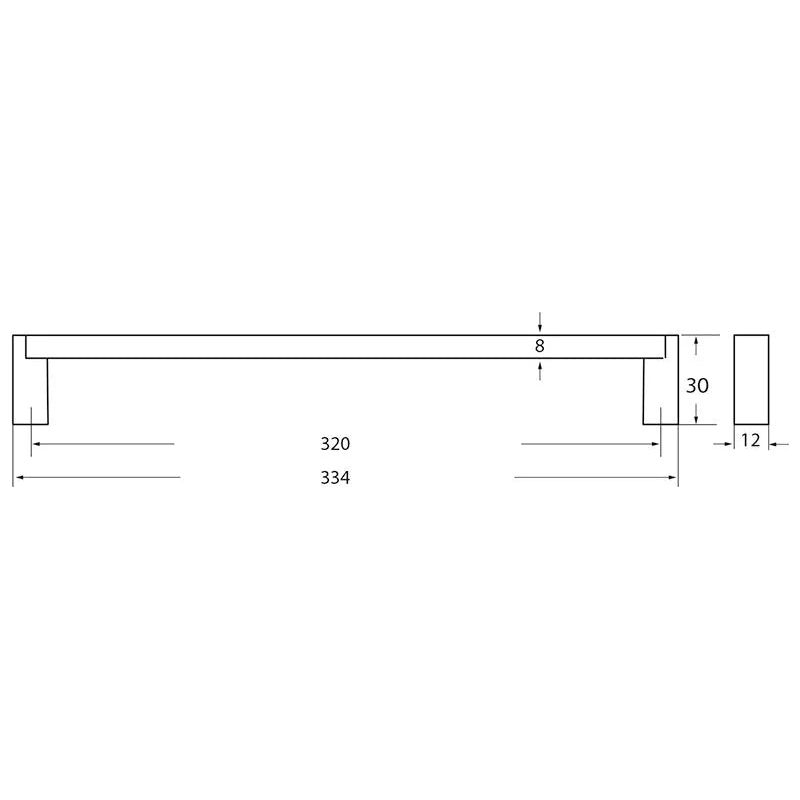 Rocheleau - R2004 Pull - POI-R2004-128-NM | Montreal Lighting & Hardware