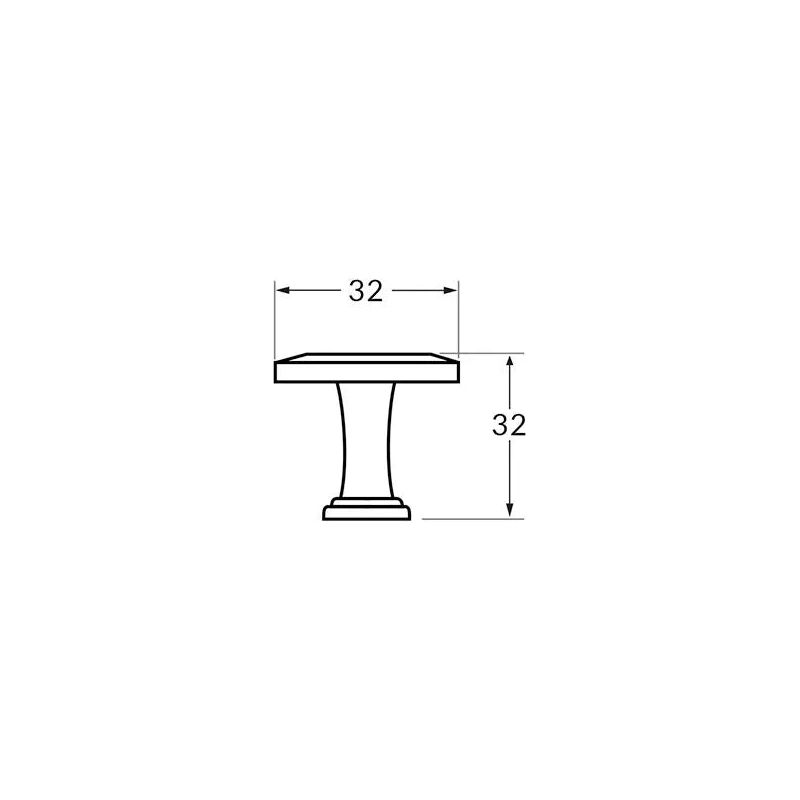 Rocheleau - R5830 Knob - BOU-R5830-32-ABP | Montreal Lighting & Hardware