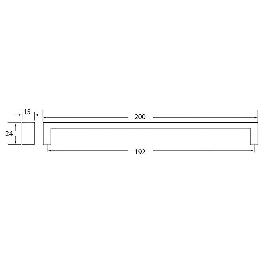 Rocheleau - R6250 Pull - POI-R6250-160-AL6 | Montreal Lighting & Hardware