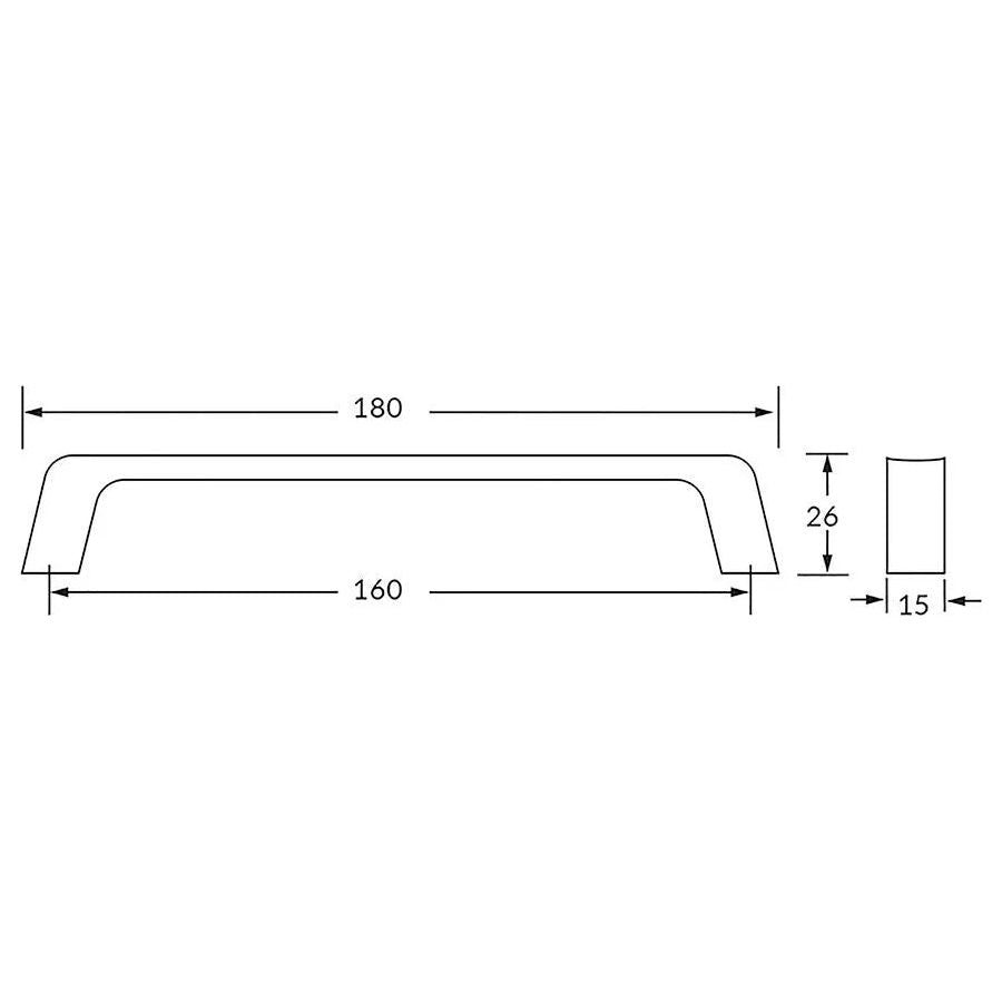 Rocheleau - Scoop2 Pull - POI-R3298-128-BB | Montreal Lighting & Hardware