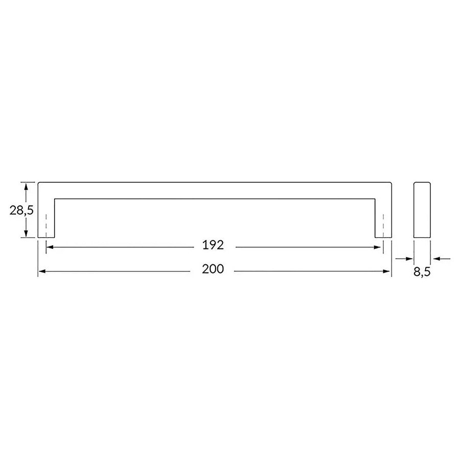 Rocheleau - U Pull - POI-V0056-128-Z01 | Montreal Lighting & Hardware