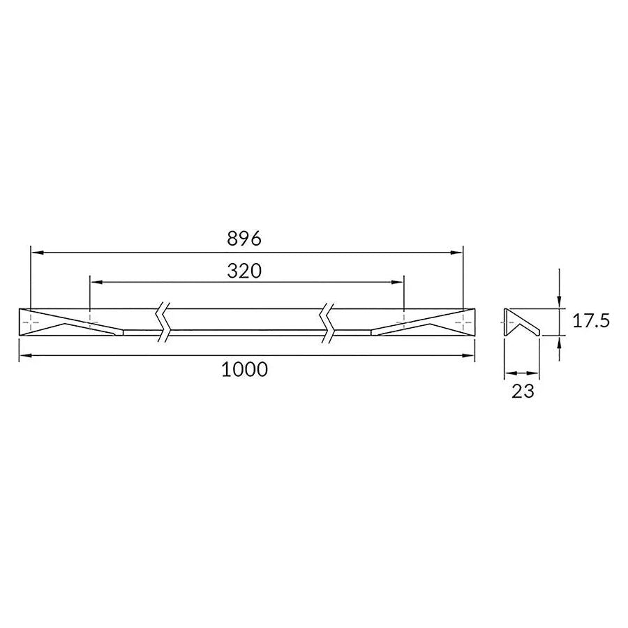 Rocheleau - V322 Pull - POI-V322-128-L09 | Montreal Lighting & Hardware