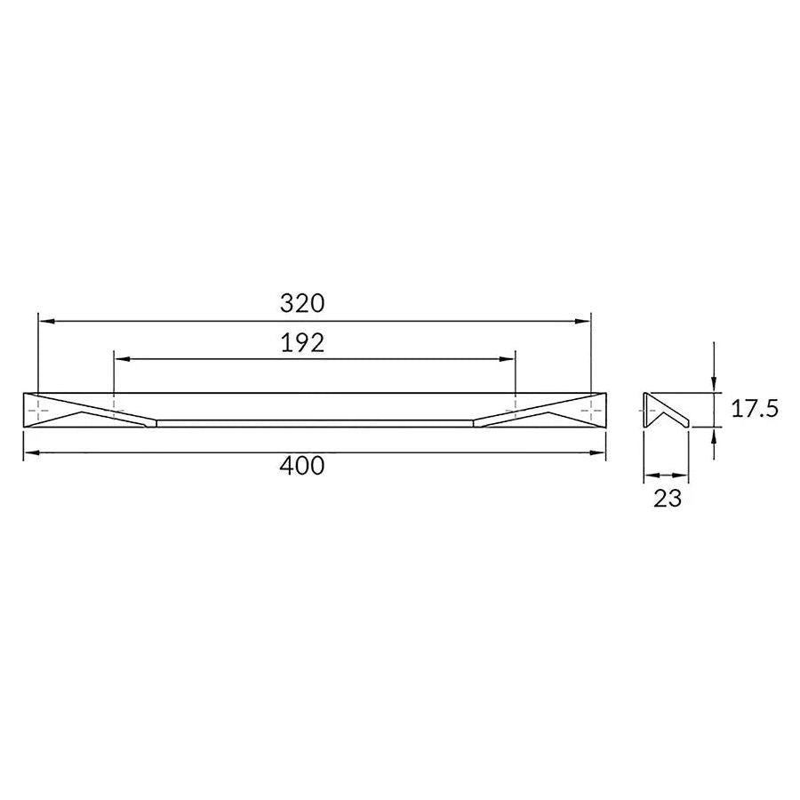 Rocheleau - V322 Pull - POI-V322-128-L09 | Montreal Lighting & Hardware