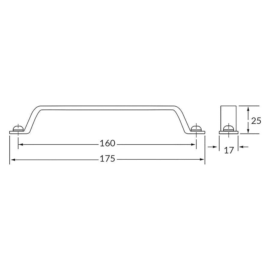 Rocheleau - V410 Pull - POI-V410-160-Z610 | Montreal Lighting & Hardware