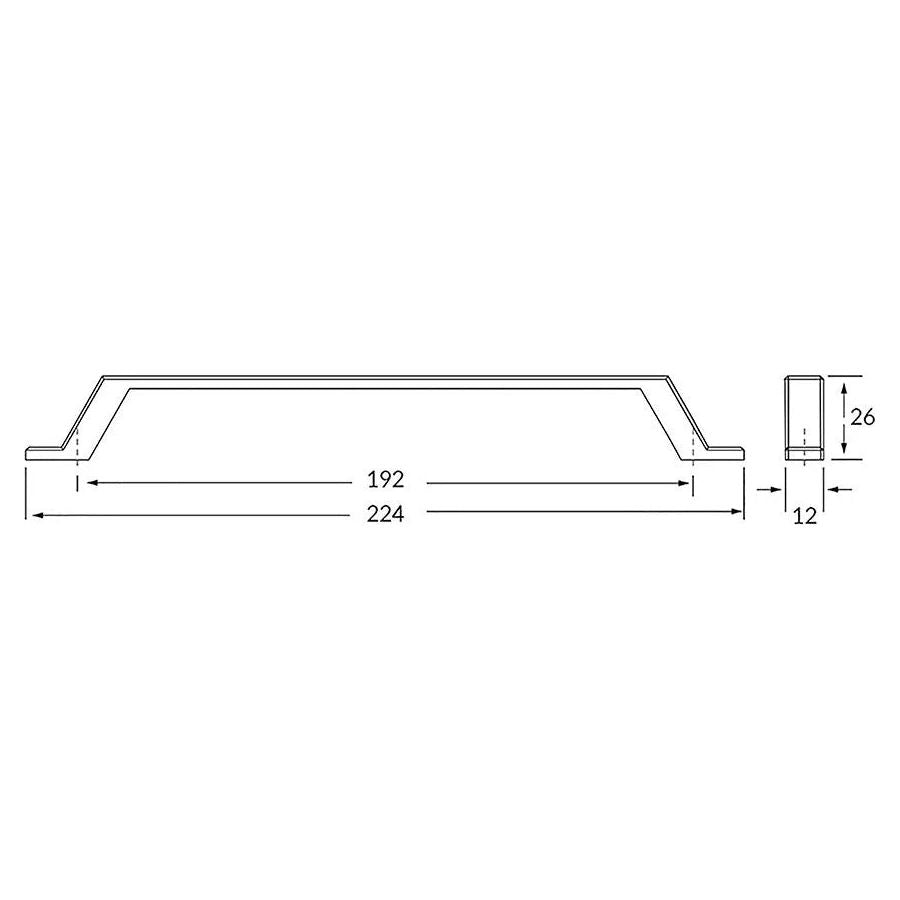 Rocheleau - V411 Pull - POI-V411-192-Z23 | Montreal Lighting & Hardware