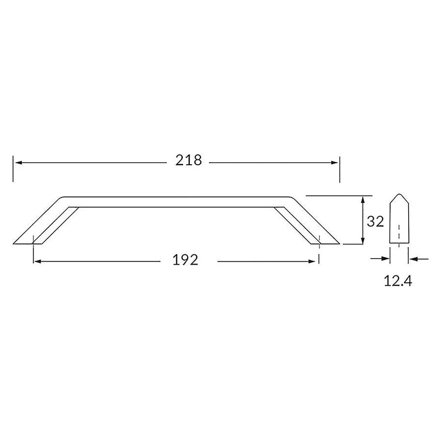 Rocheleau - V451 Pull - POI-V451-192-Z23 | Montreal Lighting & Hardware