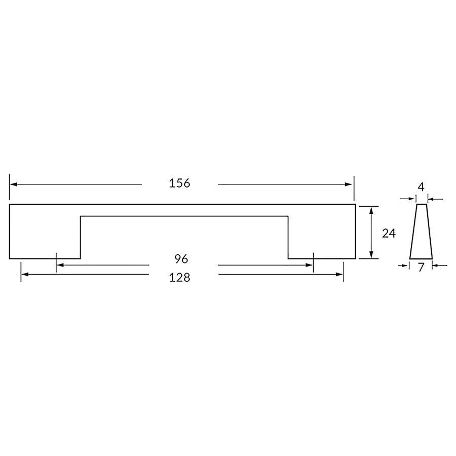 Rocheleau - V53 Pull - POI-V53096LP11 | Montreal Lighting & Hardware