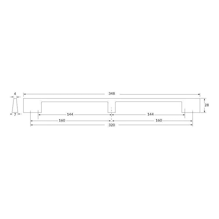 Rocheleau - V54 Pull - POI-V54320LP11 | Montreal Lighting & Hardware