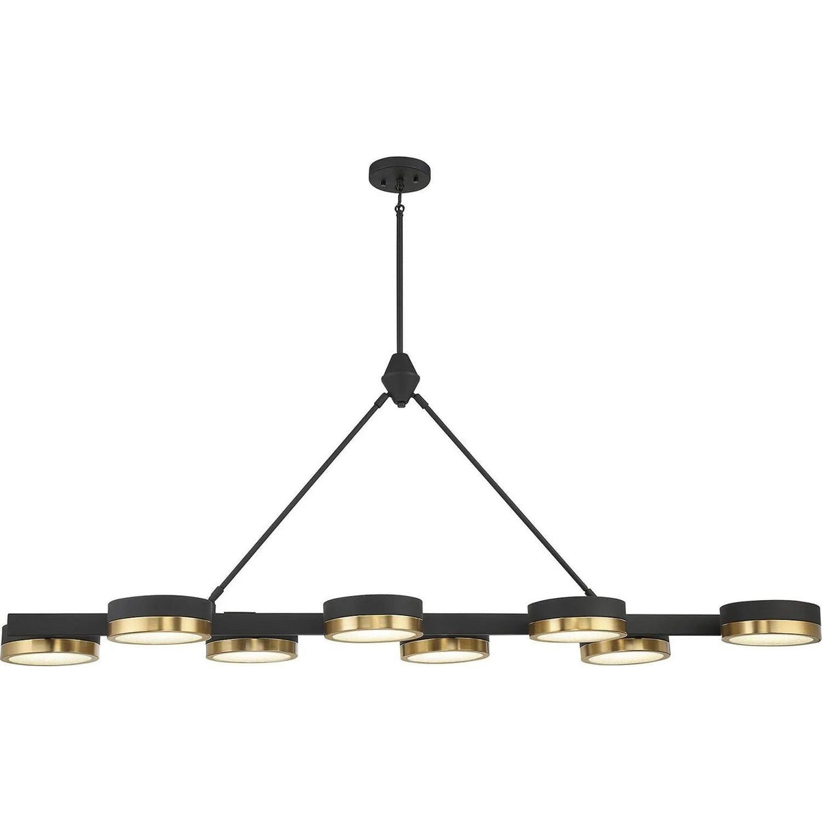 Savoy House - Ashor LED Linear Chandelier - 1-1636-8-143 | Montreal Lighting & Hardware