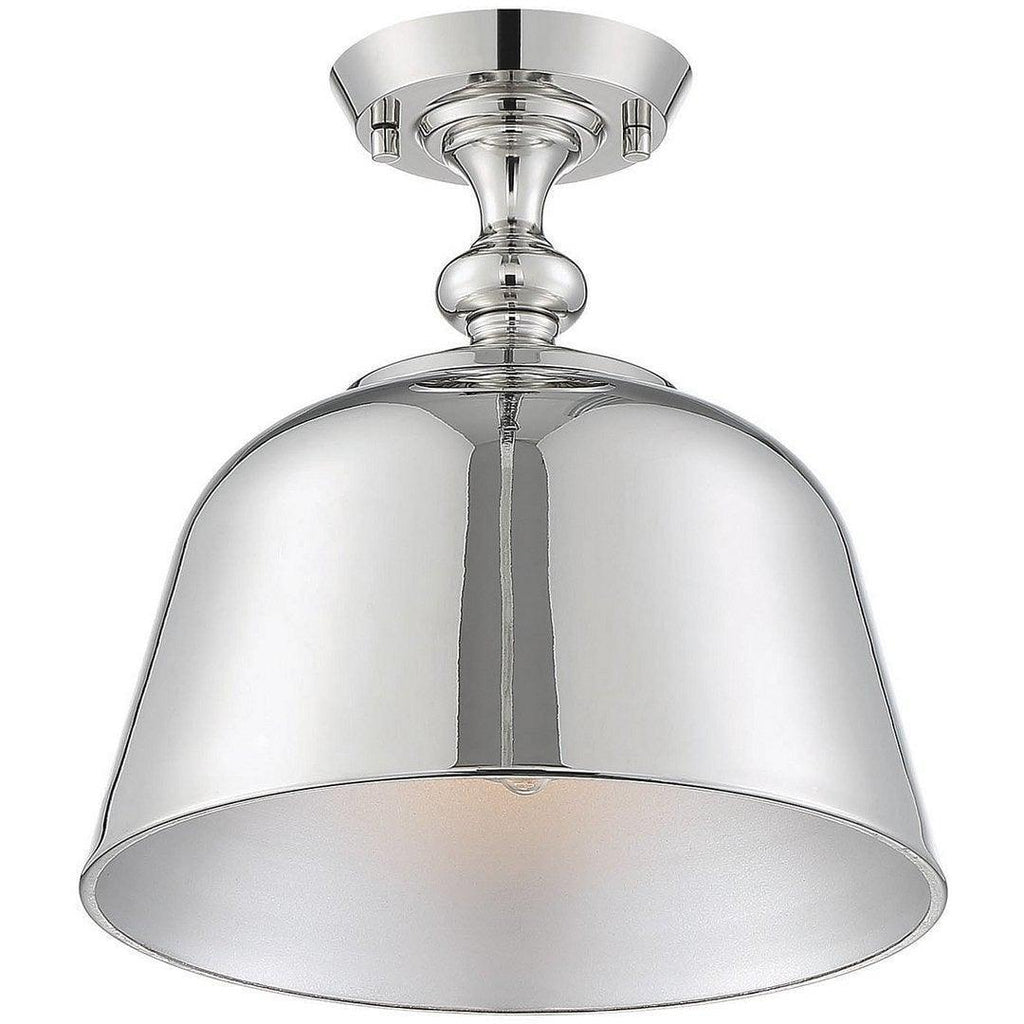 Savoy-House---6-1685-1-142---Gavin---1-Light-Semi-Flush-Mount -In-VIntage-Style-9-Inches-Tall-and-20-Inches-Wide