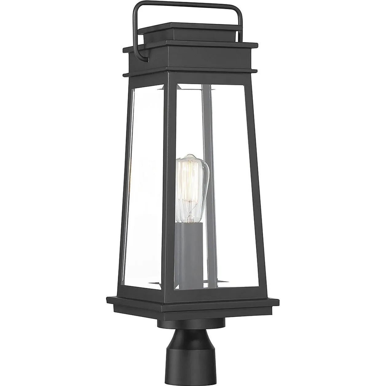 Savoy House - Boone Outdoor Post Lantern - 5-817-BK | Montreal Lighting & Hardware