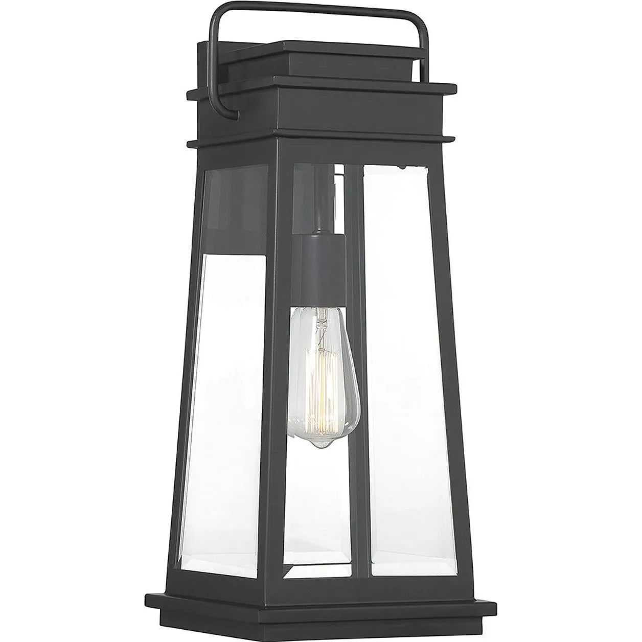 Savoy House - Boone Outdoor Wall Lantern - 5-813-BK | Montreal Lighting & Hardware