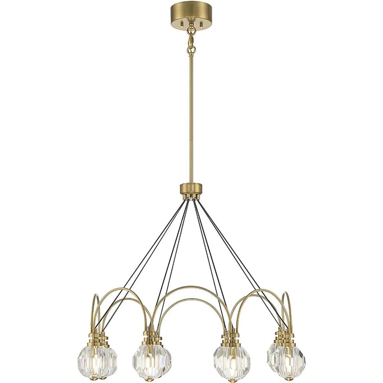 Savoy House - Burnham LED Chandelier - 1-2200-8-322 | Montreal Lighting & Hardware