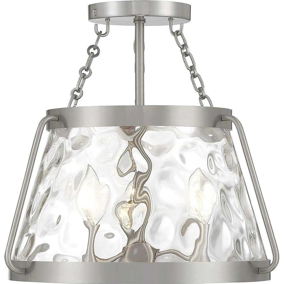 Savoy House - Crawford Semi-Flush Mount - 6-1802-3-SN | Montreal Lighting & Hardware