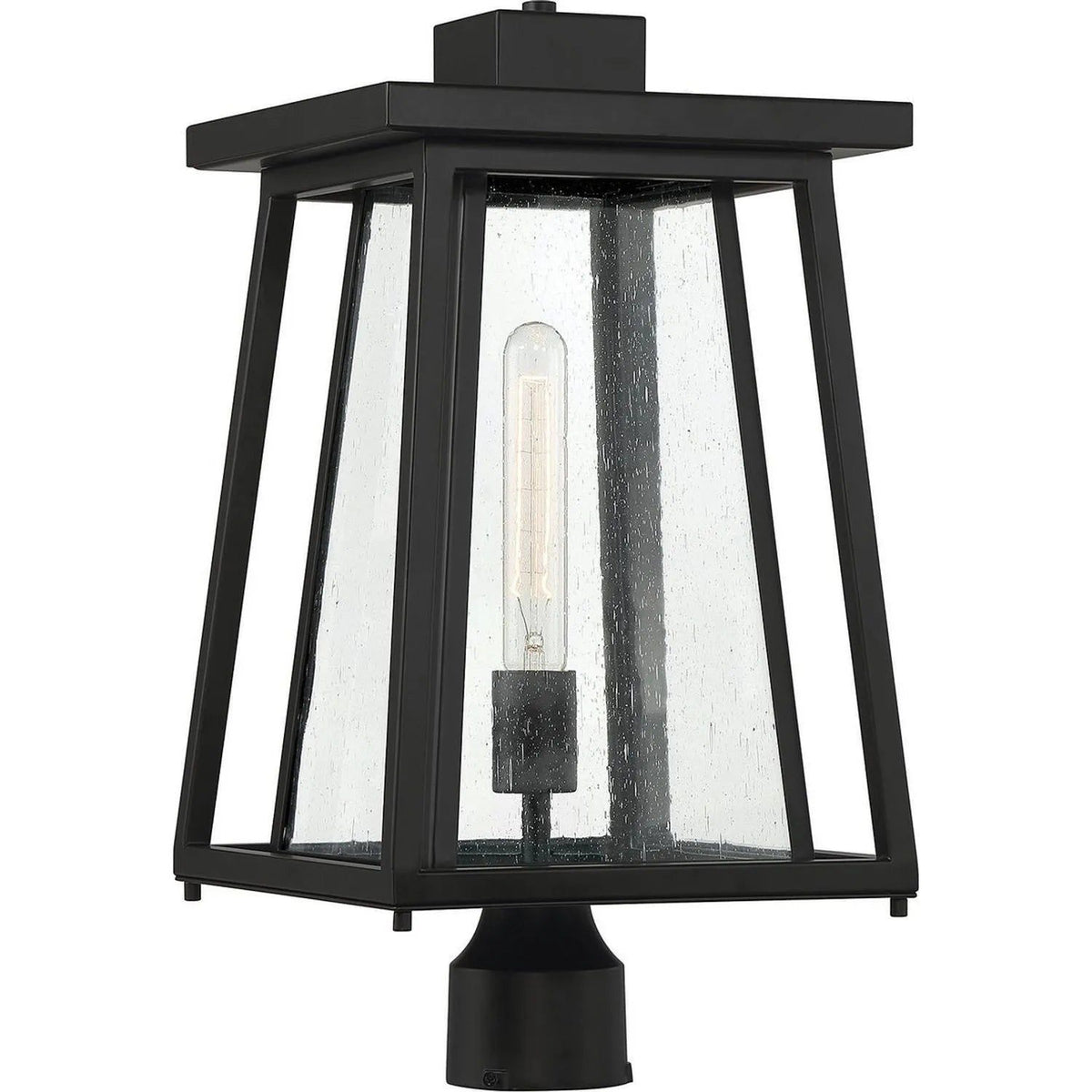 Savoy House - Denver Outdoor Post Lantern - 5-2024-BK | Montreal Lighting & Hardware